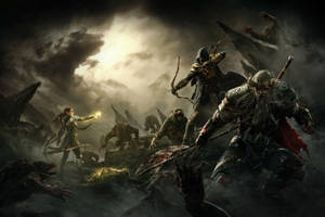 The Elder Scrolls Skyrim Heroes Wallpaper