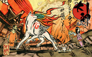 The Elegant Beauty Of Okami Hd Wallpaper