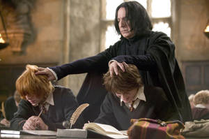 The Enigmatic Severus Snape Wallpaper