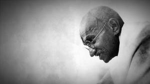 The Enlightened Peacemaker - Mahatma Gandhi Wallpaper