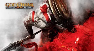 The Epic God Of War Iii Game On Playstation 4 Wallpaper