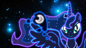 The Evil Nightmare Moon Looms Overhead. Wallpaper