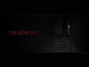The Exorcist Black Poster Wallpaper
