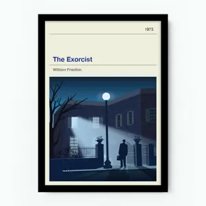 The Exorcist Illustrated Movie Poster Wallpaper
