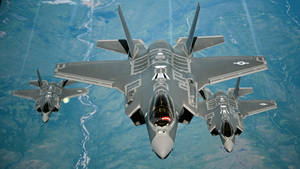 The F-35a Jet Fighter Wallpaper