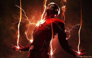 The Fastest Man Alive In Action Wallpaper