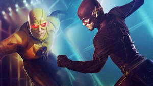 The Flash And Reverse Flash, A Never-ending Struggle Wallpaper