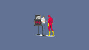 The Flash And The Flash Hd Wallpaper Wallpaper