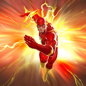 The Flash Speeding Fast Wallpaper