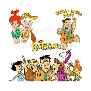 The Flintstones Patterns Wallpaper