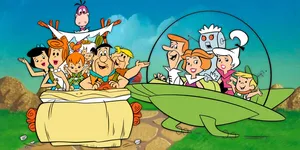The Flintstones With The Jetsons Wallpaper
