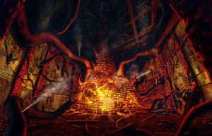 The Furnace Monster House Wallpaper