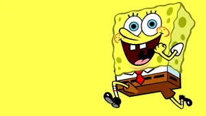 The Gang's All Here - Meet The Cast Of Spongebob And Friends Wallpaper