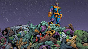 The Genocidal Warlord Thanos Wallpaper