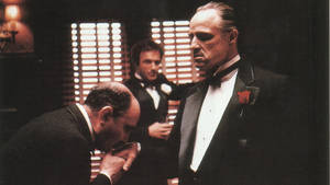 The Godfather Kissing The Hand Wallpaper