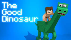 The Good Dinosaur Minecraft Version Wallpaper