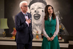 The Good Place Janet And Michael Wallpaper