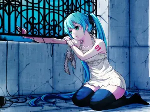 The Heavy Burden Of Sadness From This Lonely Anime Character Wallpaper