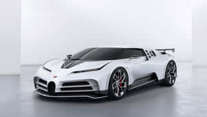 The High Speed Luxury Of A Bugatti Car Wallpaper