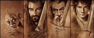 The Hobbit Character Montage Wallpaper