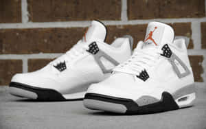 The Iconic Air Jordan 4 Wallpaper