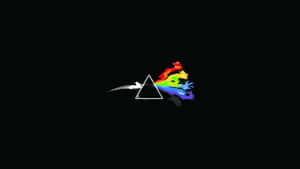 The Iconic Album Cover Of Pink Floyd's Dark Side Of The Moon Wallpaper