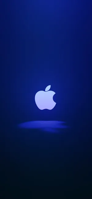 The Iconic Apple Logo On An Iphone X Wallpaper