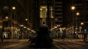 The Iconic Batman City - Home Of Crime Fighting And Justice Wallpaper