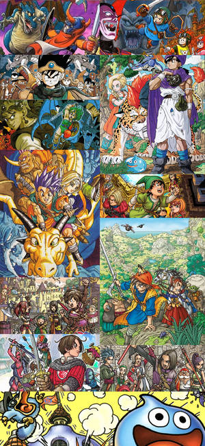 The Iconic Dragon Quest Game Now Playable On Iphone Wallpaper