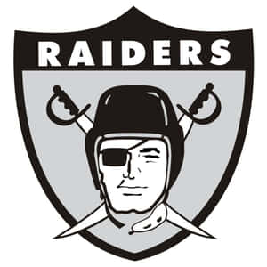 The Iconic Logo Of Nfl's Oakland Raiders Wallpaper