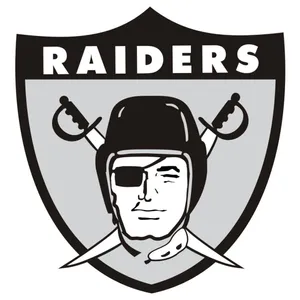 The Iconic Logo Of Nfl's Oakland Raiders Wallpaper