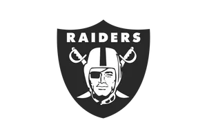 The Iconic Oakland Raiders Logo, Representing The Team Of The Nation Wallpaper