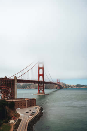 'the Iconic San Francisco Skyline Shrouded In Characteristic Fog.' Wallpaper