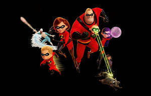 The Incredibles 2 In Black Wallpaper
