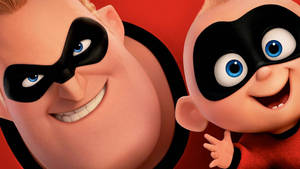 The Incredibles Father And Son Wallpaper