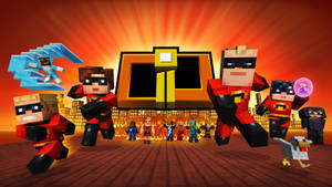 The Incredibles Minecraft Skin Wallpaper