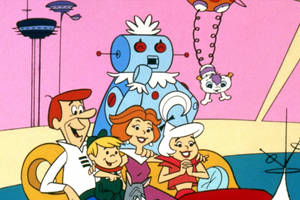 The Jetsons Family Rosey And Orbitty Wallpaper