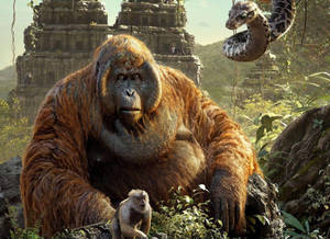 The Jungle Book King Louie Sitting Wallpaper