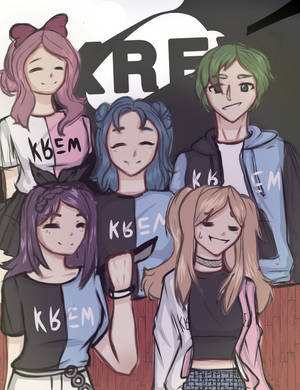 The Krew Members Graphic Wallpaper