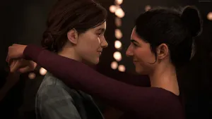 The Last Of Us Love Scene Wallpaper
