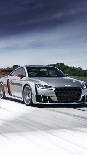 The Latest Audi Model In Iphone Design Wallpaper