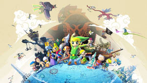 Link and Zelda Wallpapers - Top Free Link and Zelda Backgrounds -  WallpaperAccess