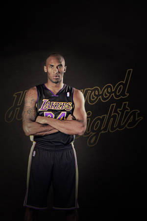 The Legendary Kobe Bryant Of Los Angeles Lakers Wallpaper