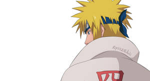 “the Legendary Ninja, Naruto Shippuden, In His Iconic Yellow Outfit” Wallpaper