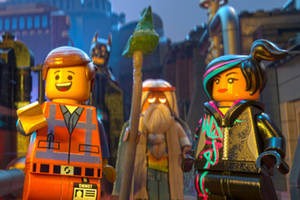 The Lego Movie Emmet With Vitruvius Wallpaper