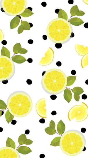 The Lemon Iphone - Packed With Bright, Vibrant Color Wallpaper