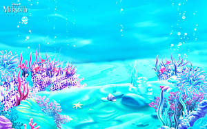 The Little Mermaid The Blue Ocean Wallpaper