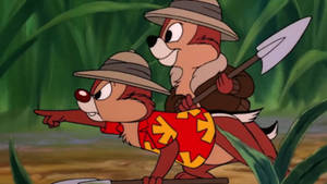 The Little Warriors Chip N Dale Wallpaper