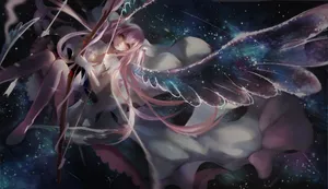 The Magical Girls Of Puella Magi Madoka Magica In All Their Beauty Wallpaper