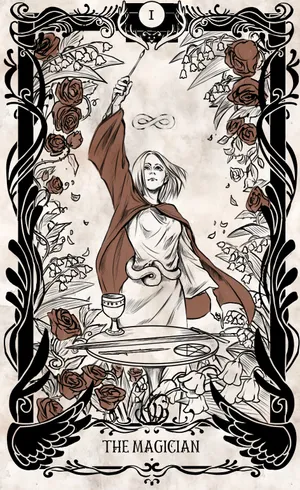 The Magician Tarot Card By Sarah Mcfly Wallpaper